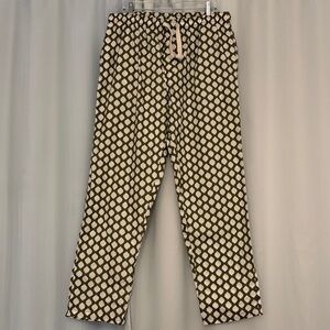 Majestic International Men's Cotton Geometric Pattern Pajama Pants, Large